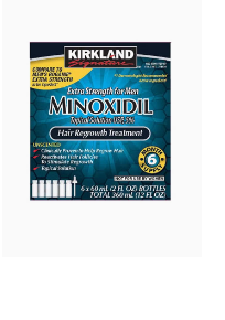 6-Piece Minoxidil Hair Regrowth Treatment